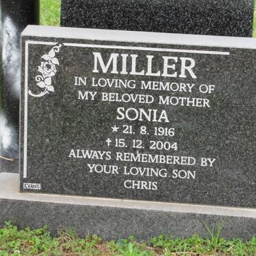 MILLER Sonia Doreen Audrey 1916-2004