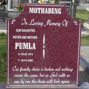 MOTHABENG Pumla 1975-2006