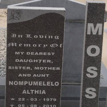 MOSS Nompumelelo Althia 1979-2010