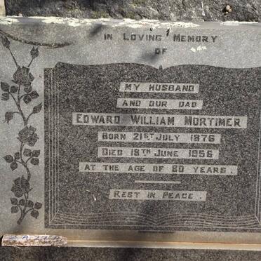 MORTIMER Edward William 1876-1956