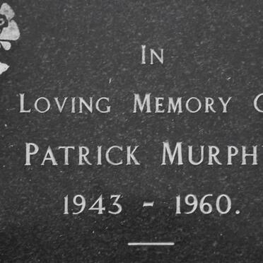 MURPHY Patrick 1943-1960