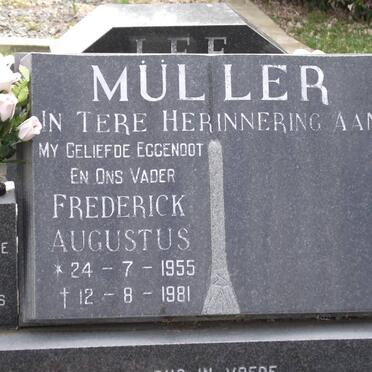MULLER Frederick Augustus 1955-1981