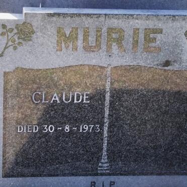 MURIE Claude 1935-1973