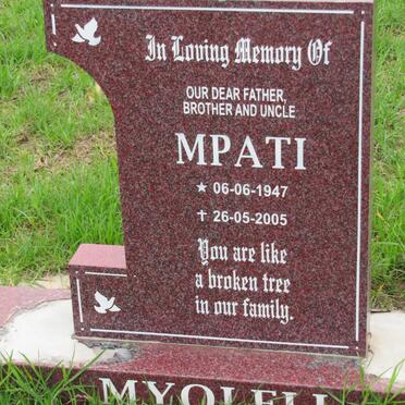 MYOLELI Mpati 1947-2005
