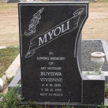 MYOLI Buyiswa Vivienne 1935-2001