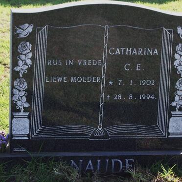 NAUDE Catharina C.E. 1902-1994