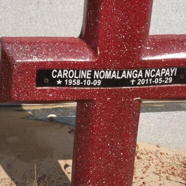 NCAPAYI Caroline Nomalanga 1958-2011