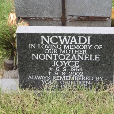 NCWADI Nontozanele Joyce 1954-2002