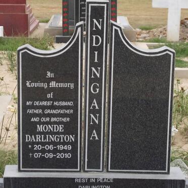 NDINGANA Monde Darlington 1949-2010