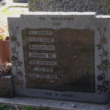NEL Magaretha Johanna nee DRINKROW 1939-1965