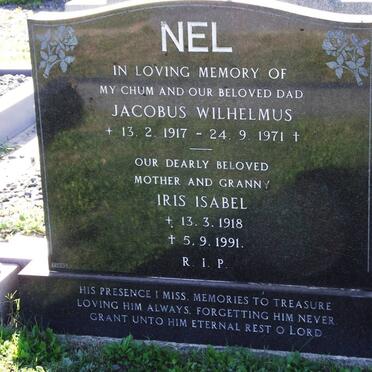NEL Jacobus Wilhelmus 1917-1971 &amp; Iris Isabel 1918-1991