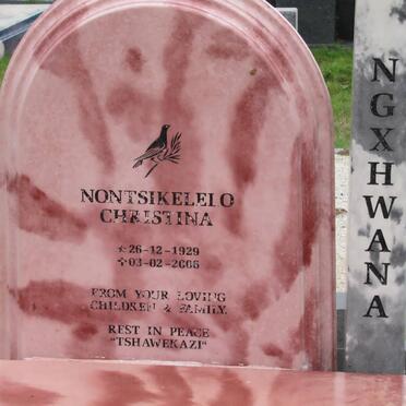 NGXHWANA Nontsikelelo Christina 1929-2006