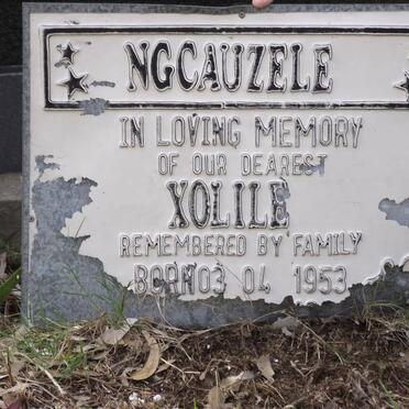 NGCAUZELE Xolile 1953-