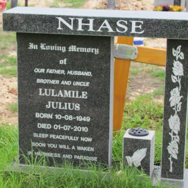 NHASE Lulamile Julius 1949-2010