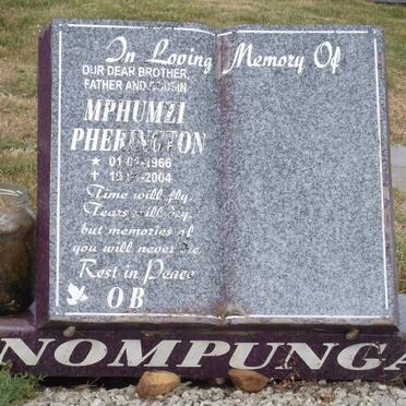 NOMPUNGA Mphumzi Pherington 1966-2004