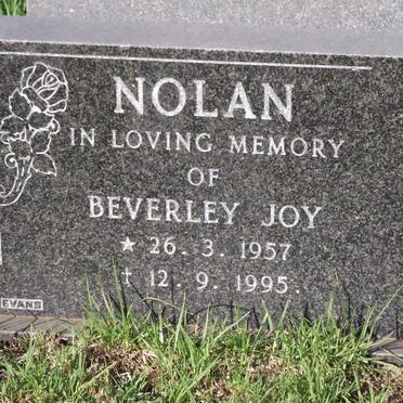 NOLAN Beverley Joy 1957-1995