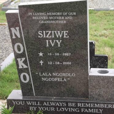 NOKO Siziwe Ivy 1927-2006