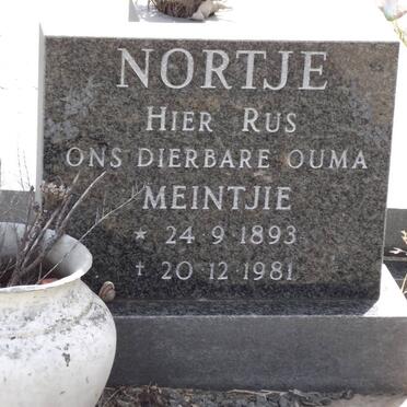NORTJE J.M. 1893-1981