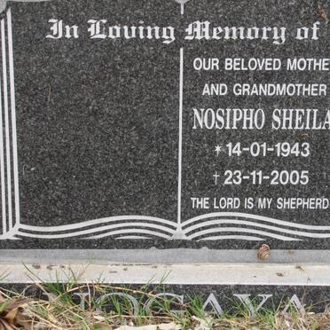 NOGAYA Nosipho Sheila 1943-2005