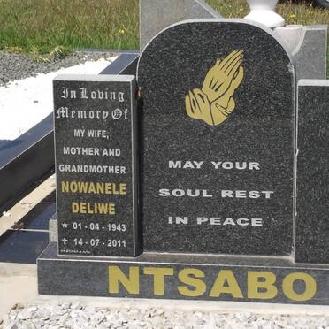 NTSABO Nowanele Deliwe 1943-2011