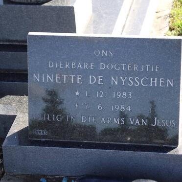 NYSSCHEN Ninette, de 1983-1984
