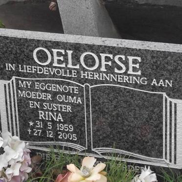 OELOFSE Rina 1959-2005