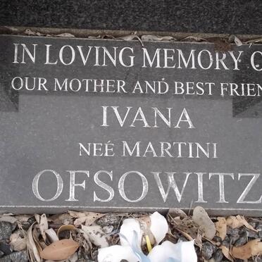 OFSOWITZ Ivana nee MARTINI