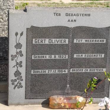 OLIVIER Gert 1922-1964