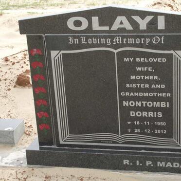 OLAYI Nontombi Dorris 1950-2012