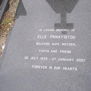 PANAYIOTOU Elle 1925-2007