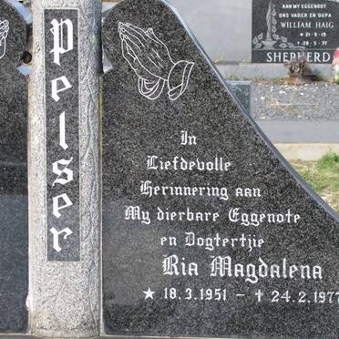 PELSER Ria Magdalena 1951-1977 :: PELSER Maritsa 1974-1977