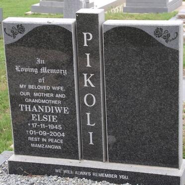 PIKOLI Thandiwe Elsie 1945-2004