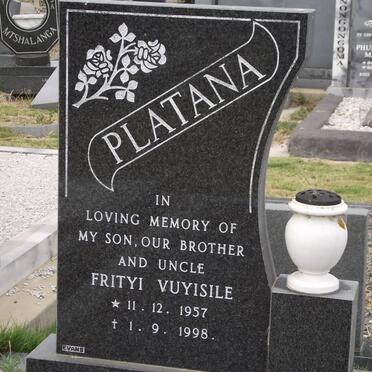 PLANTANA Frityi Vuyisile 1957-1998