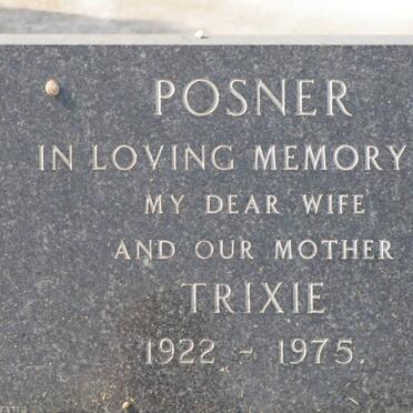 POSNER Trixie 1922-1975