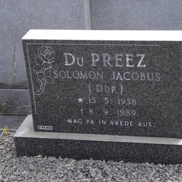 PREEZ Solomon Jacobus, du 1938-1989