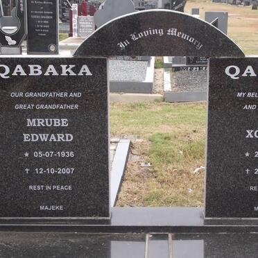QABAKA Mrube Edward 1936-2007 :: QABAKA Xolisile 1959-1999