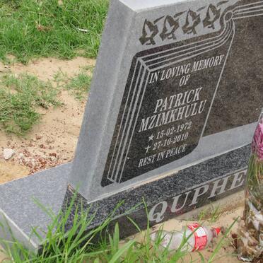 QUPHE Patrick Mzimkhulu 1972-2010