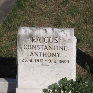 RAICOS Constantine Anthony 1912-1984