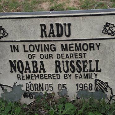 RADU Nqaba Russel 1968-2003