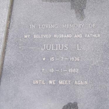 RAUTENBACH Julius L. 1936-1982