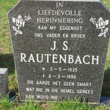 RAUTENBACH Jacobus Stephanus 1935-1996