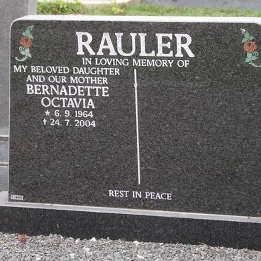 RAULER Bernadette Octavia 1964-2004
