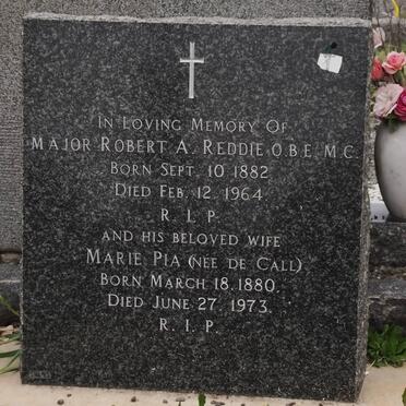 REDDIE Robert A. 1882-1964 &amp; Marie Pia DE CALL 1880-1973