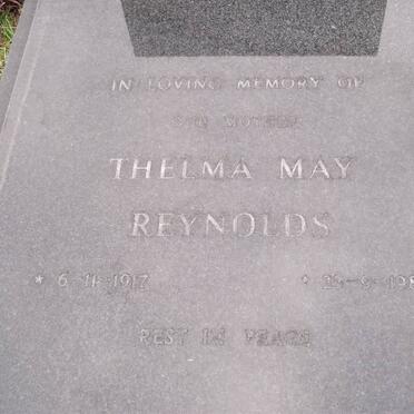 REYNOLDS Thelma May 1917-1983