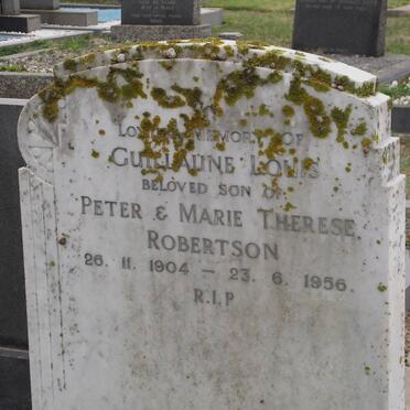 ROBERTSON Guillaune Louis 1904-1956