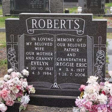 ROBERTS Evelyn 1927-1984 &amp; Reggie Eric 1927-2006