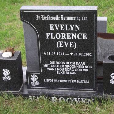 ROOYEN Evelyn Florence, van 1941-2002