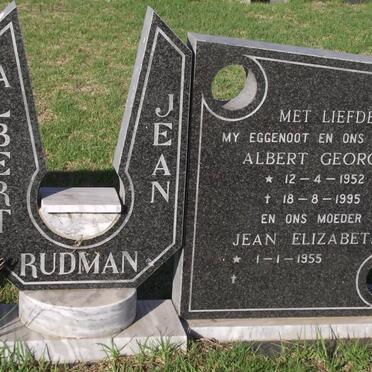 RUDMAN Albert George 1952-1995 &amp; Jean Elizabeth 1955-