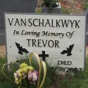 SCHALKWYK Trevor, van 1954-2007