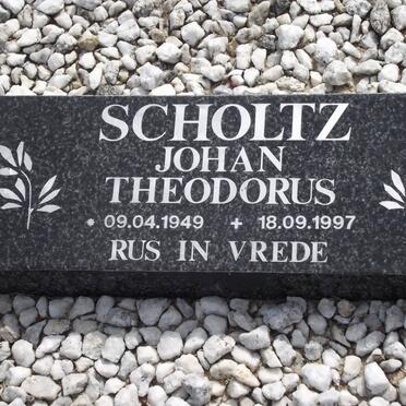 SCHOLTZ Johan Theodorus 1949-1997